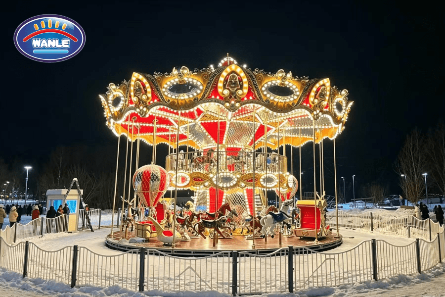 Double-Deck Fairy Tale Carousel