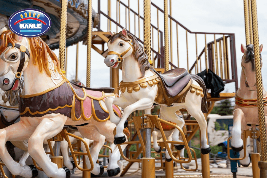 46 Seats Double Deck Carousel