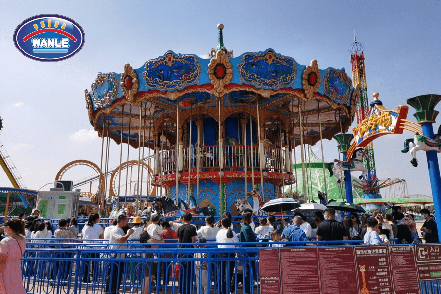 46 Seats Double Deck Carousel