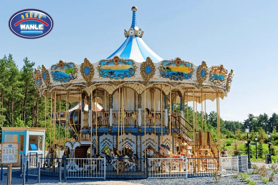 46 Seats Double Deck Carousel