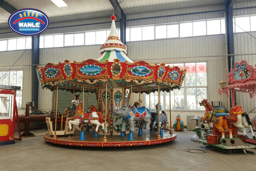 16-Person Animal World Carousel