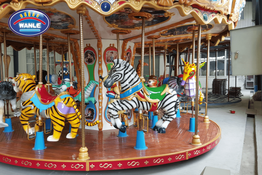 16-Person Animal World Carousel