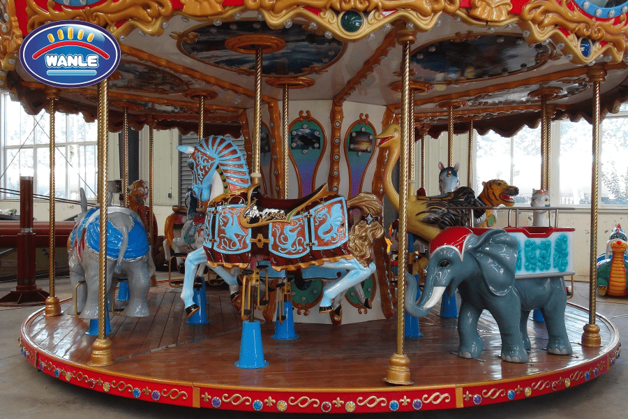 16-Person Animal World Carousel