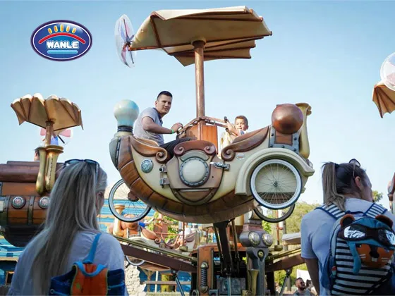 Happy Spacecraft carnival kiddie ride supplier